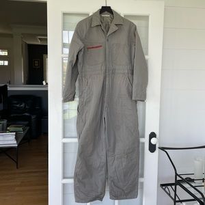 Vintage Montgomery Ward Gray Jumpsuit
